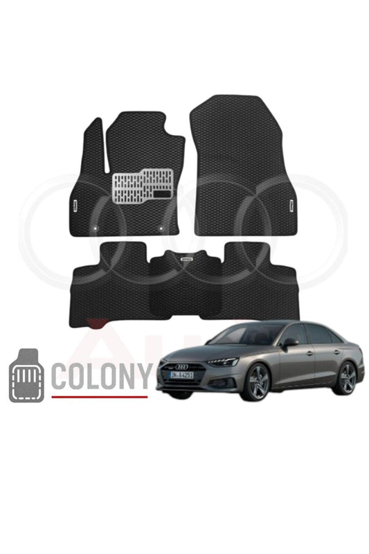 Audi A4 (B9) (15+) Hücreli Premium Eva Paspas Seti Tam Set Paspas Takımı