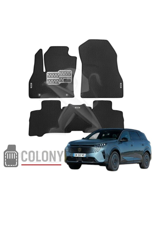 Peugeot 5008 Hybrid (25+) Hücreli Premium Eva Paspas Seti Tam Set Paspas Takımı