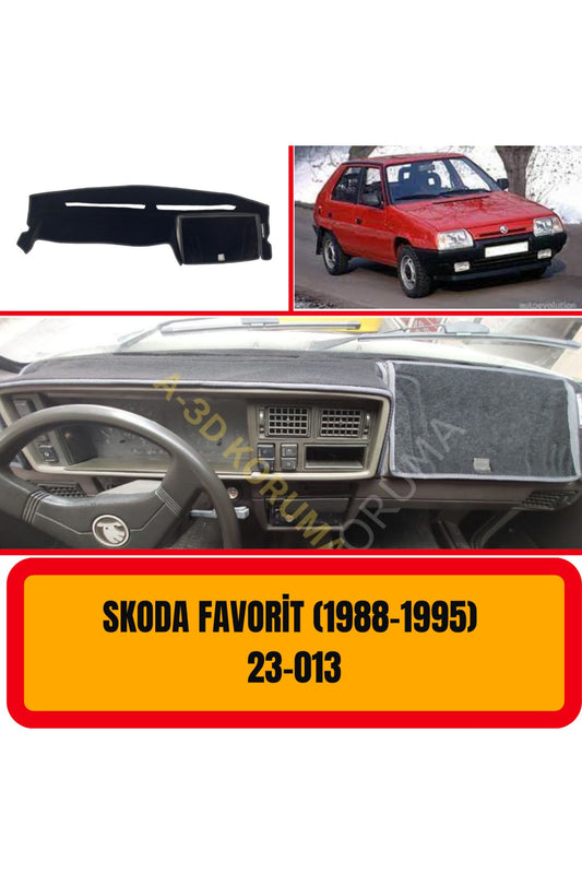SKODA FAVORİT 3D Torpido Koruyucu Kılıf