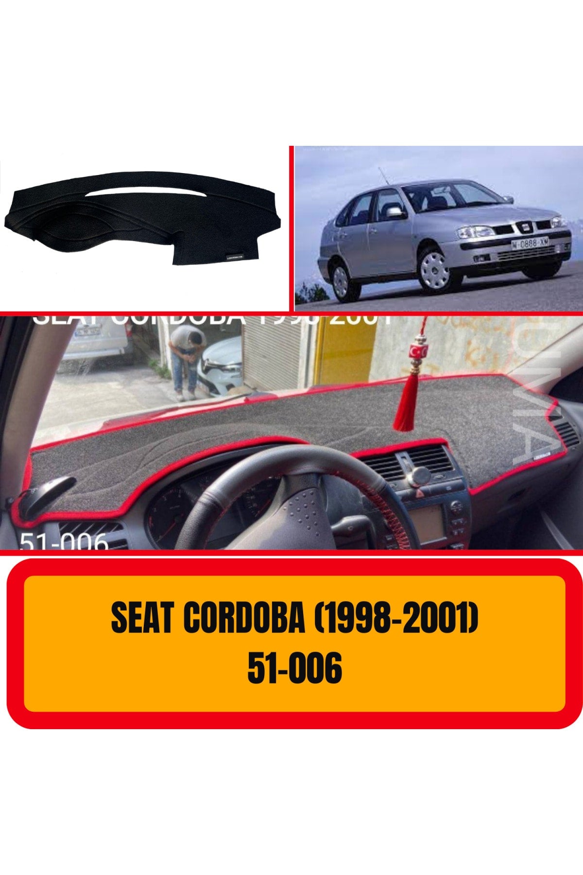 Seat Cordoba 1998-2001 3D Koruyucu Kılıf