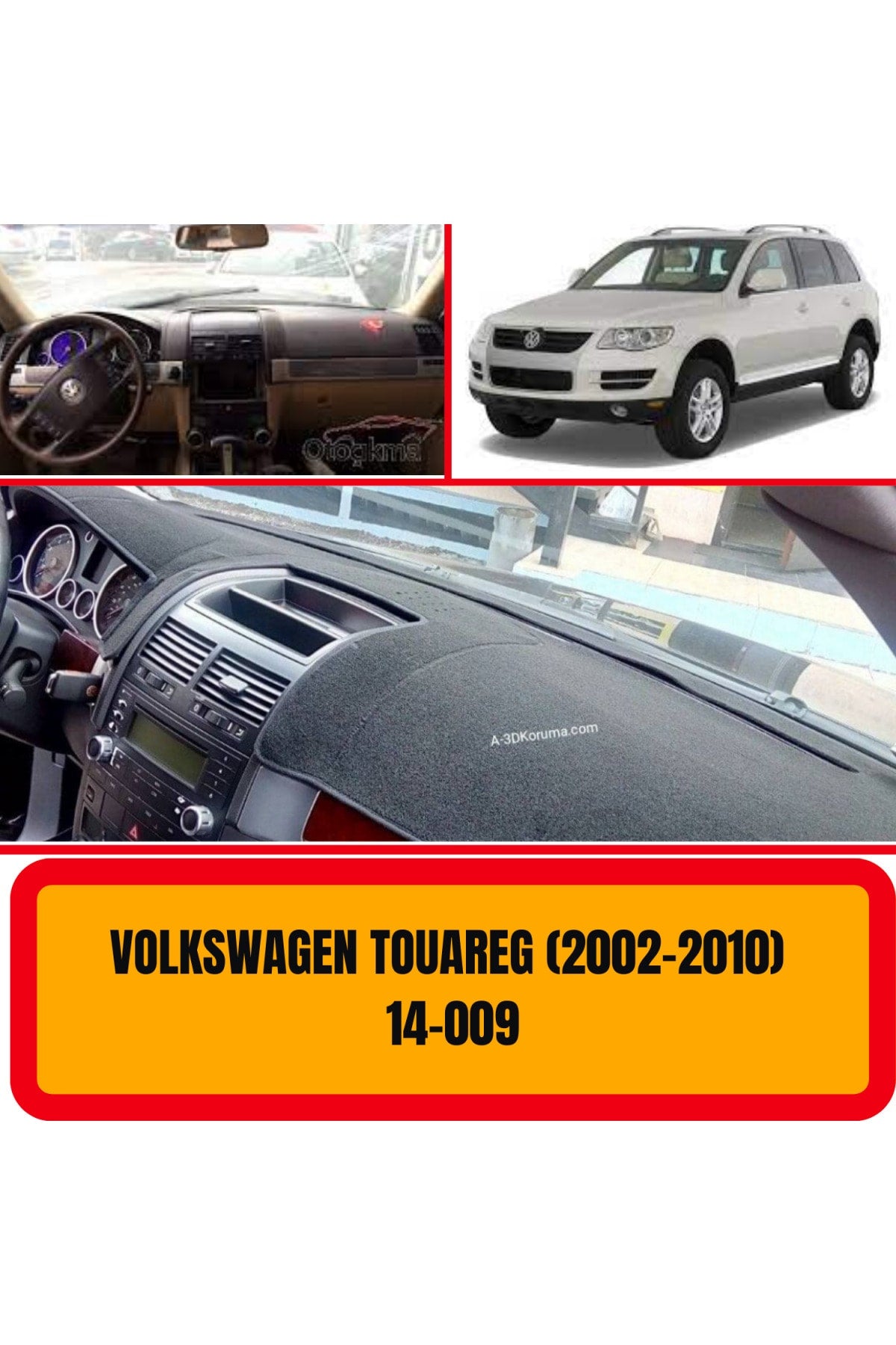 Volkswagen Touareg 2002-2010 Torpido Koruyucu Kılıf