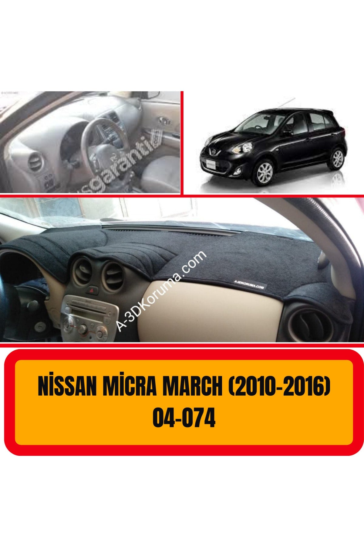 Nissan Micra 2010-2016 3D Koruyucu Kılıf