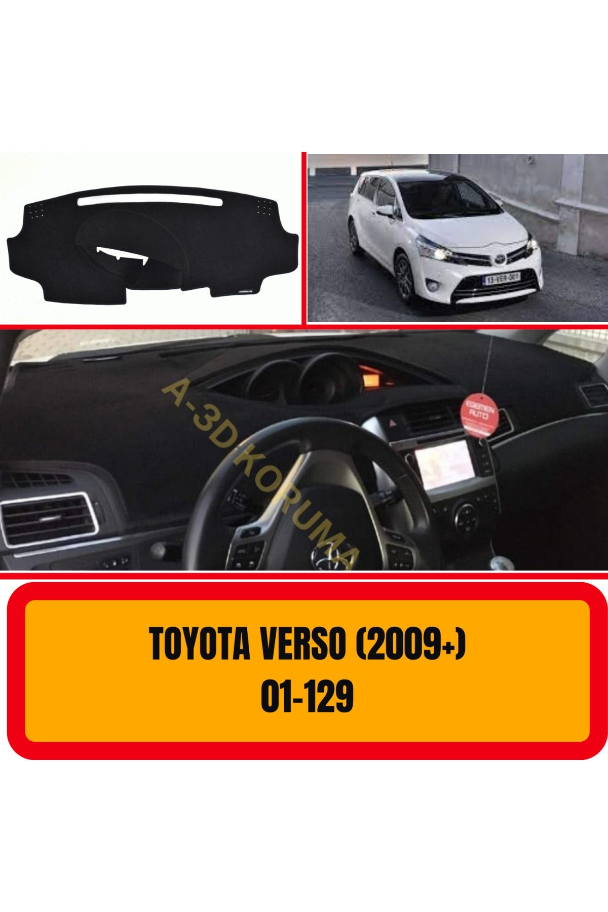 Toyota Verso 2009+ 3D Koruyucu