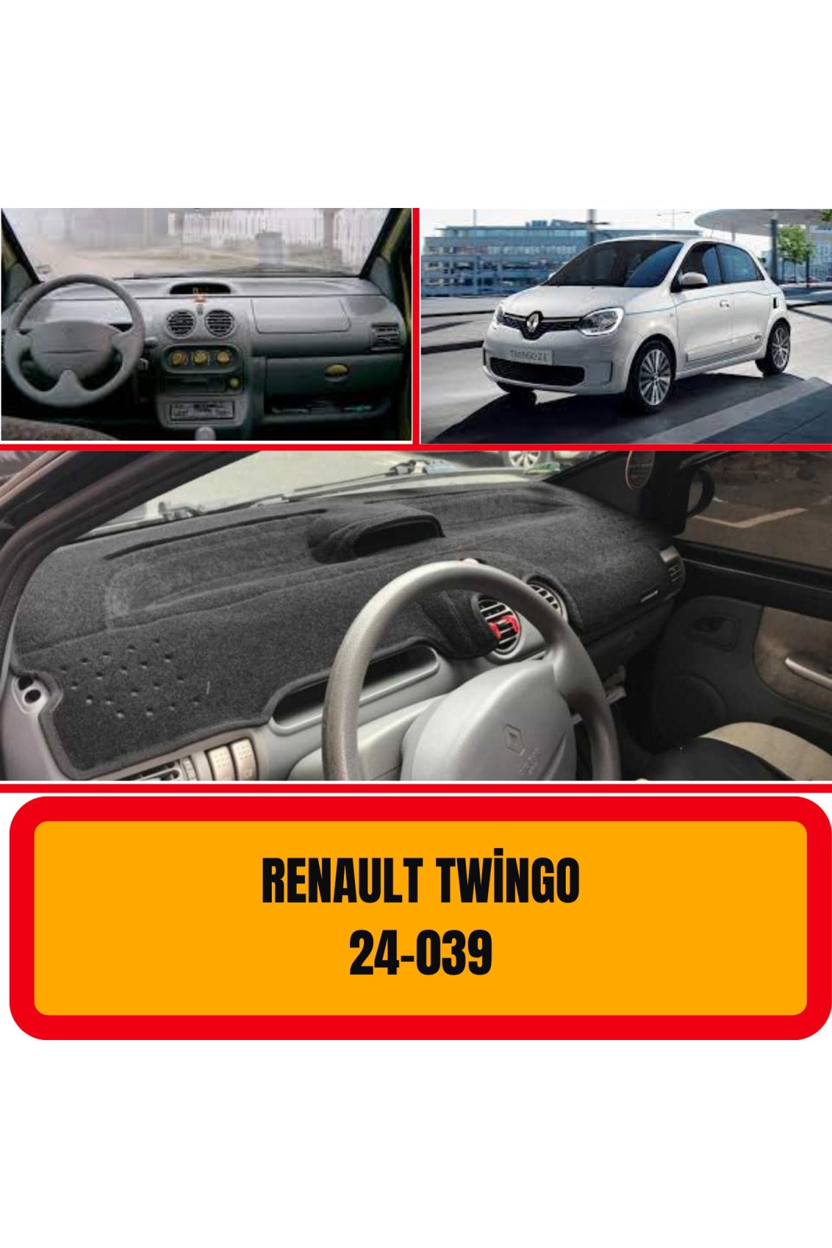 Renault Twingo 3D Torpido Koruyucu Kılıf