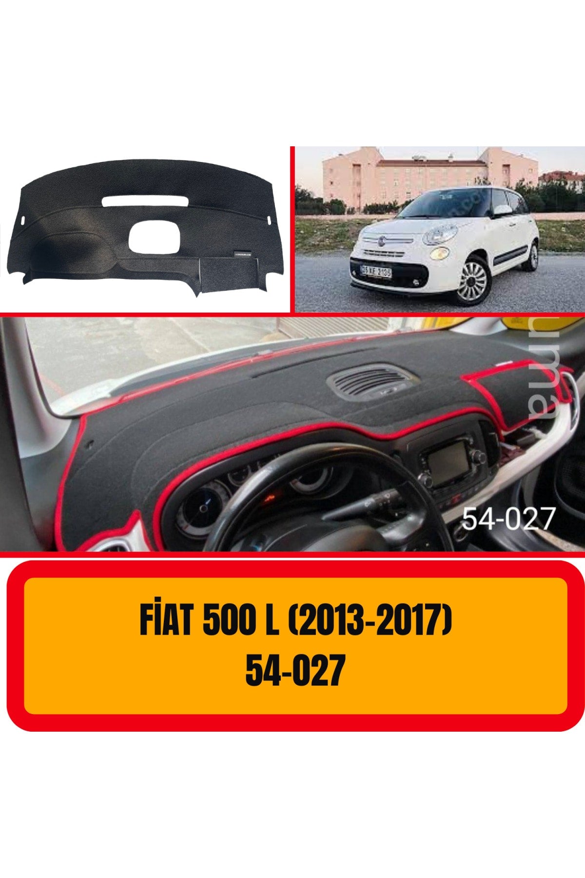 Fiat 500L 2013-2017 3D Torpido Koruyucu