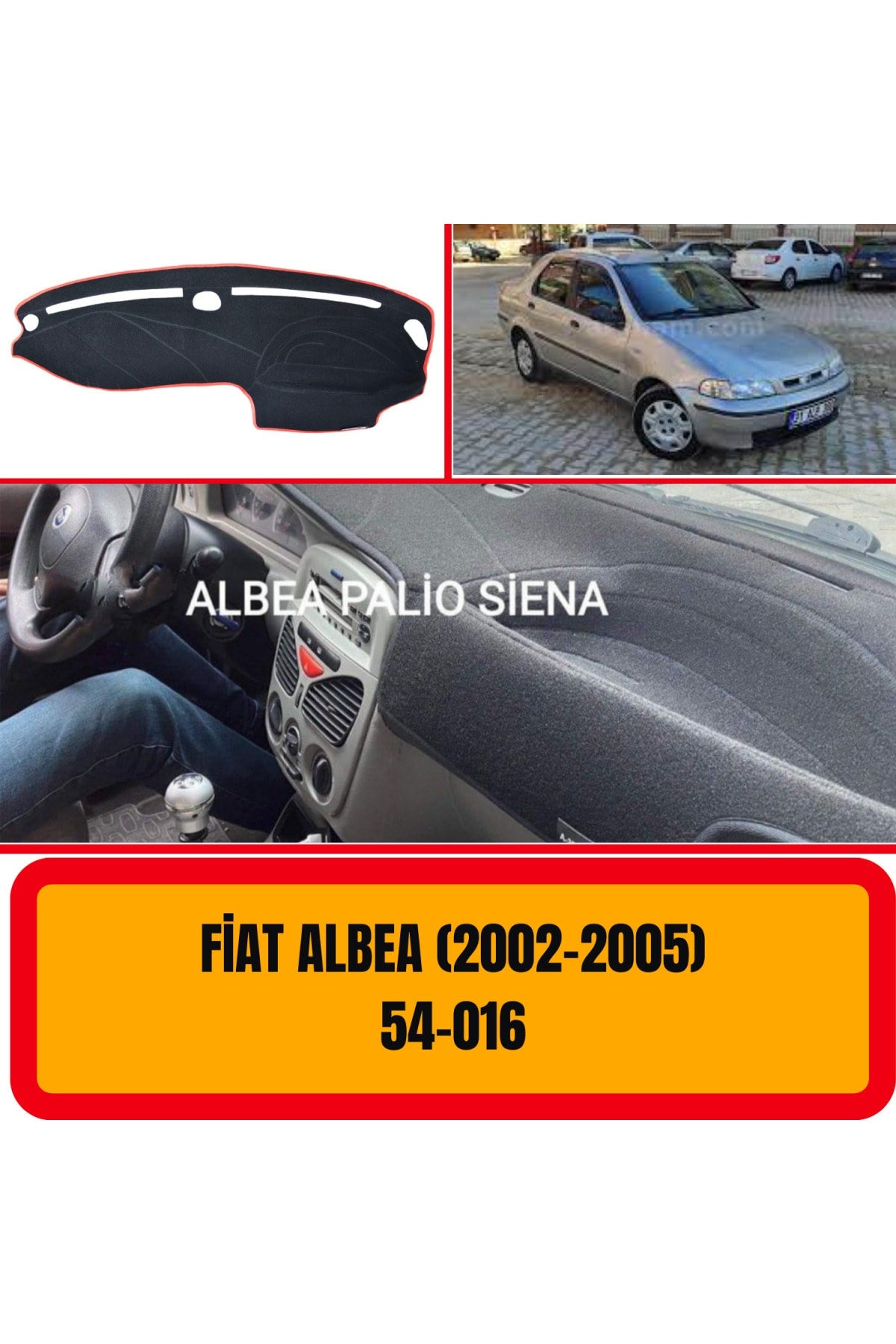 Fiat Albea/palio/siena 3D Torpido Koruyucu