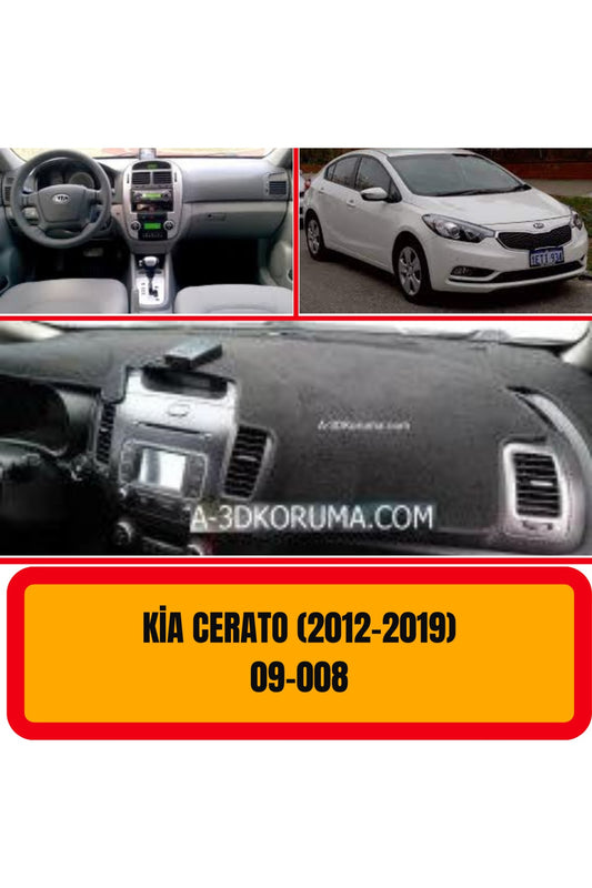 kia Cerato 2012-2019 3D Torpido Koruma Kılıfı