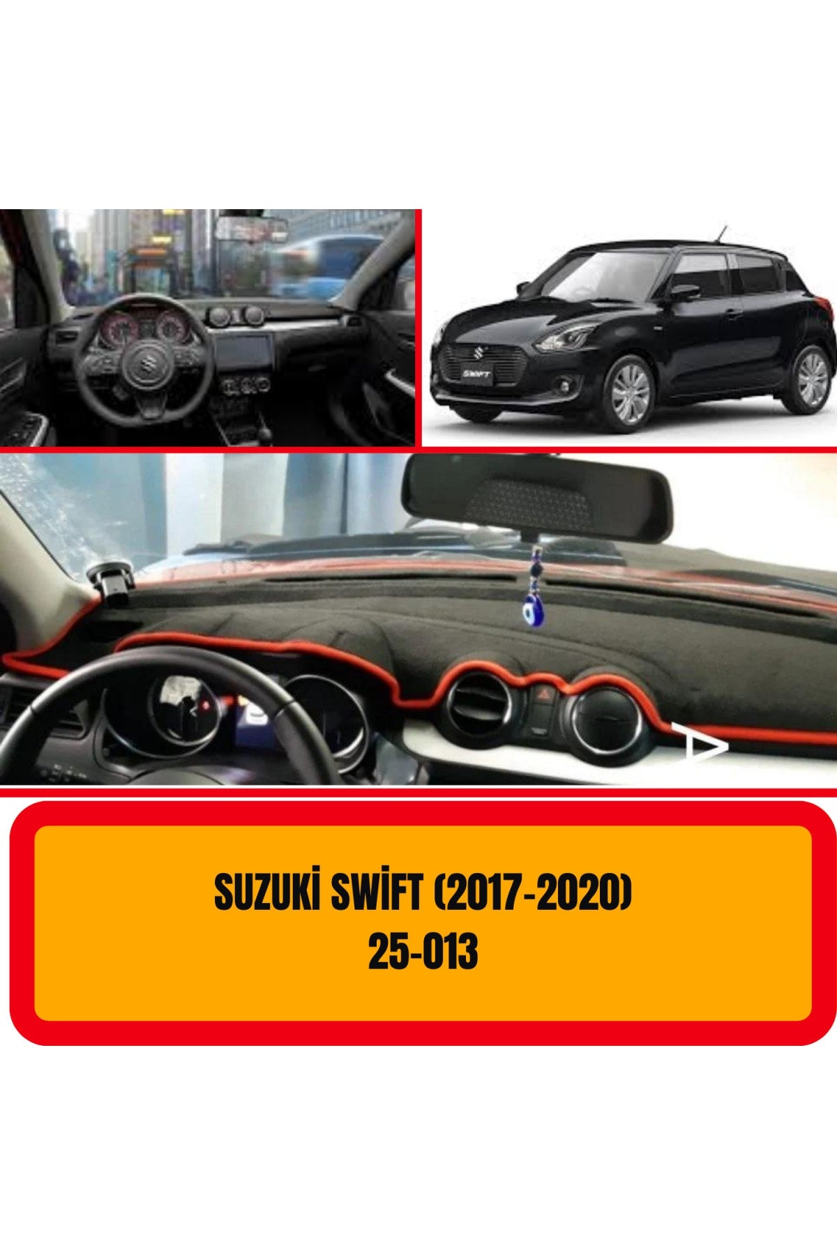 Suzuki Swift 2017-2020 3D Torpido Koruyucu Kılıf