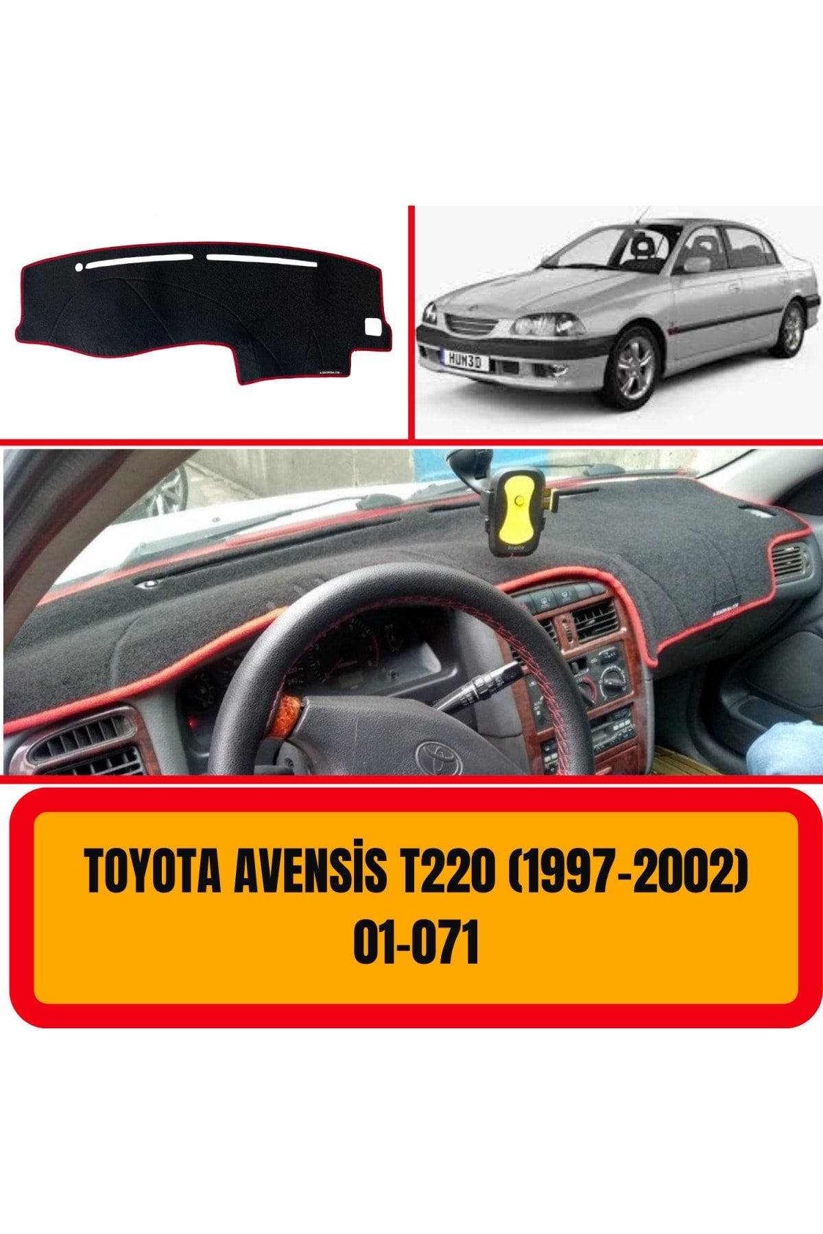 Toyota Avensis T220 1997-2002 Ön Göğüs / Panel / Torpido Koruması - Kılıfı