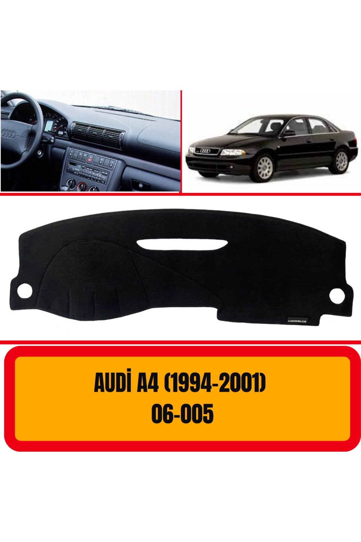 Audi A4 1994-2001 3D Torpido Koruyucu Kılıf