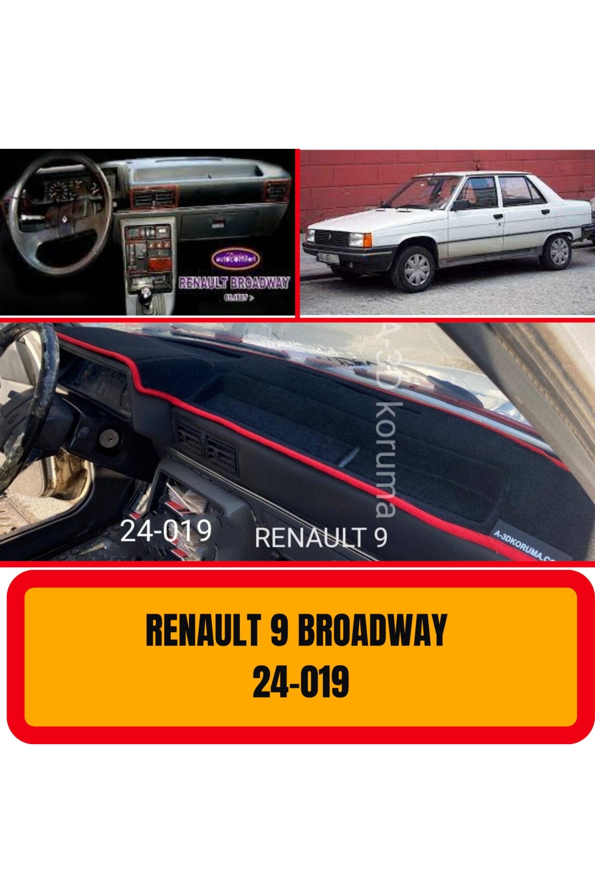 RENAULT 9 BROADWAY 3D Koruyucu Kılıf