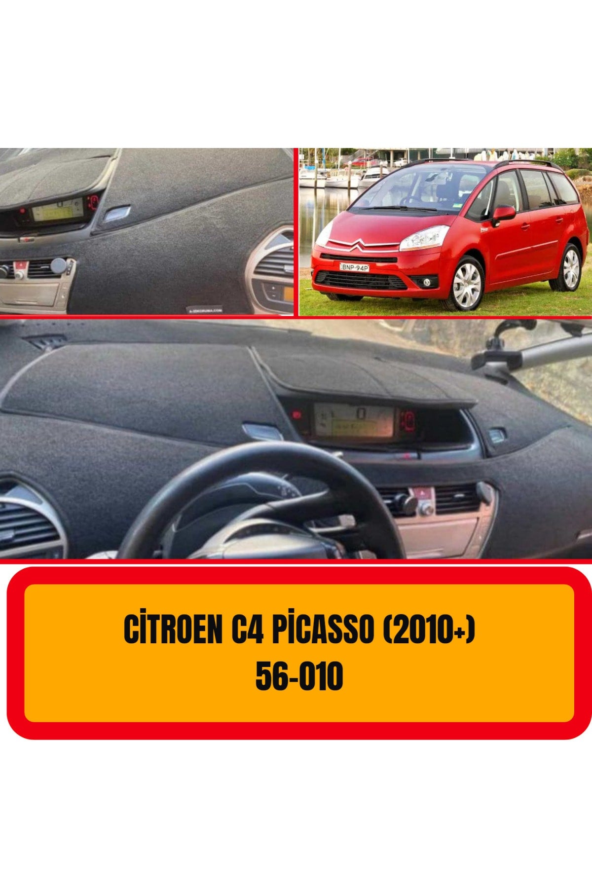 Citroen C4 PİCASSO  3D Torpido Koruyucu Kılıf