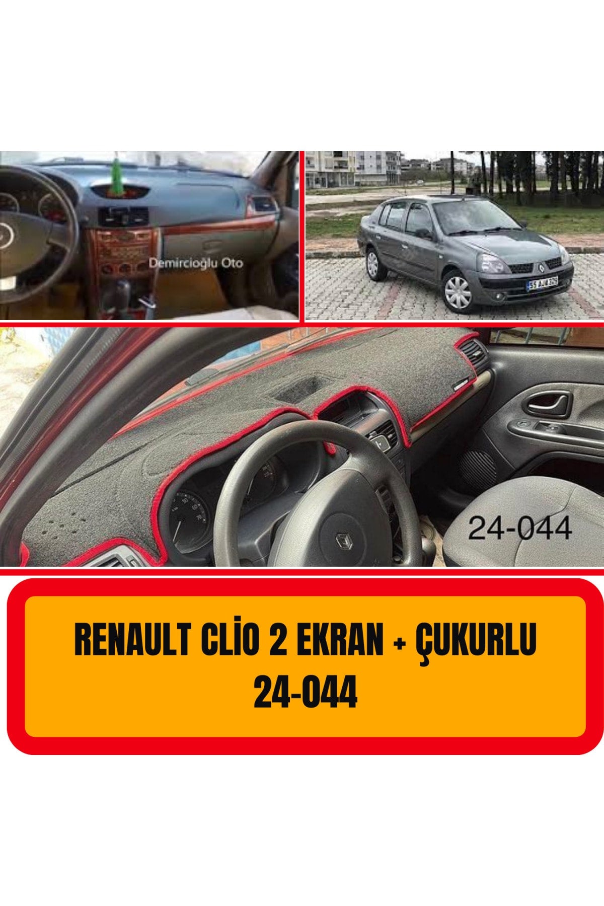 Renault Clio 2 Ön Göğüs / Panel / Torpido Koruması - Kılıfı