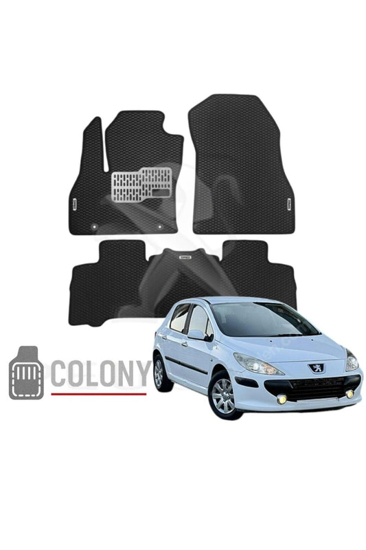 Peugeot 307 (01-08) Hücreli Premium Eva Paspas Seti Tam Set Paspas Takımı