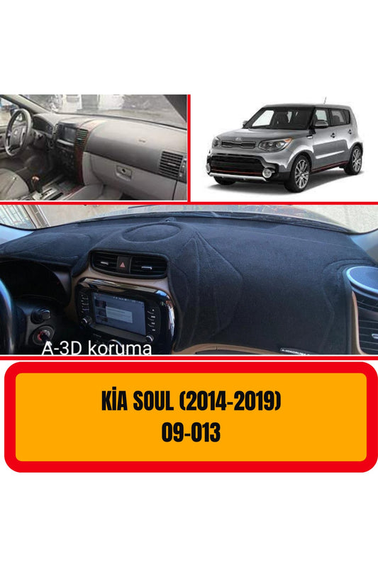 Kia Soul 2014-2019 3D Torpido Koruma