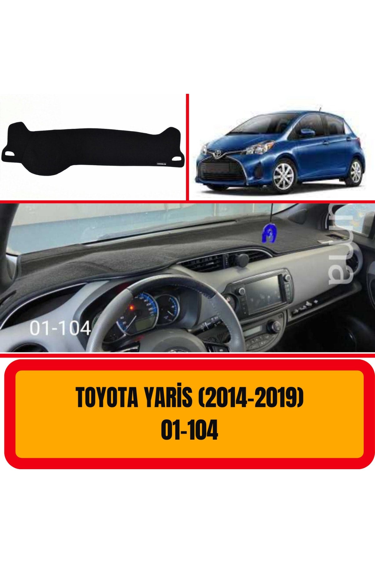 Toyota Yaris  2014-2019 3D Koruyucu