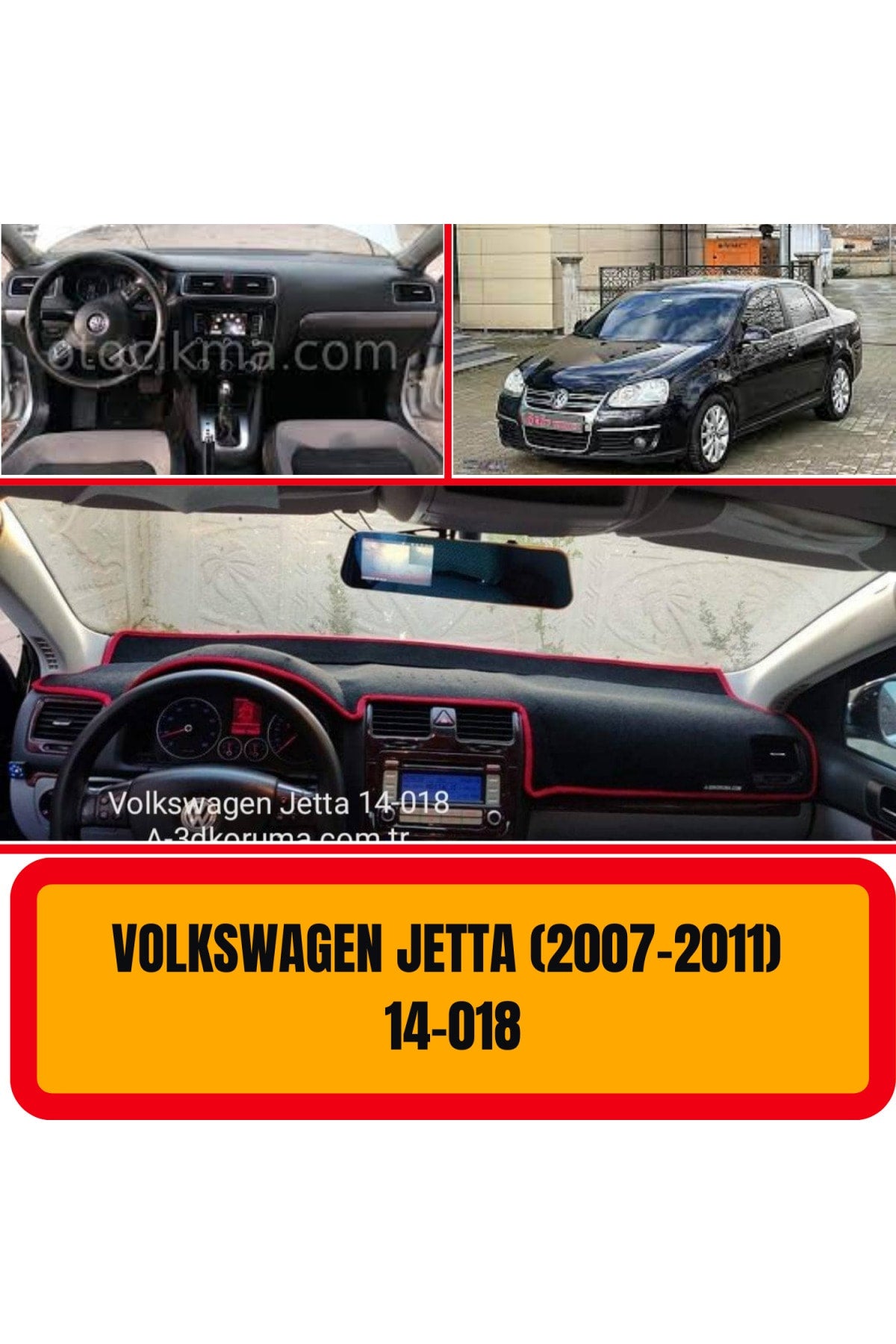 Volkswagen Jetta 2007-2011 3D Koruyucu Kılıf