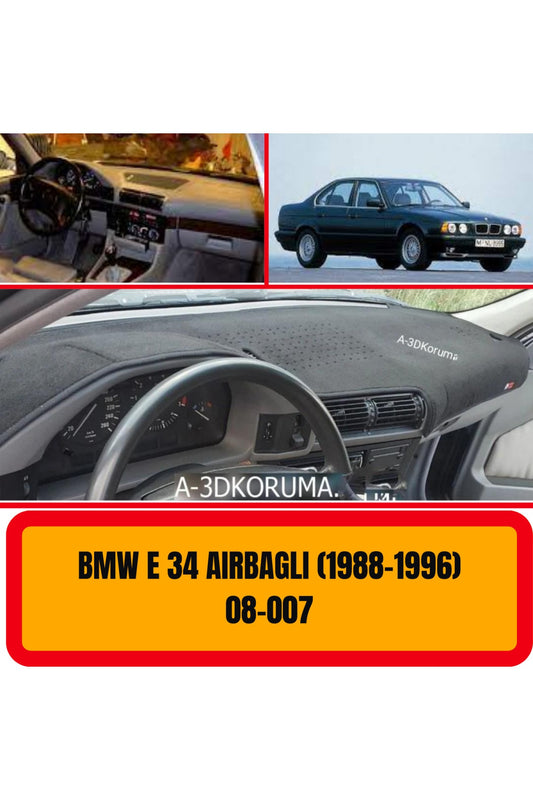 Bmw E34 Airbagli (1988-1996) 3D Torpido Koruyucu Kılıf