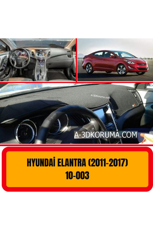 Hyundai Elantra 2011-2017 3D Torpido Koruyucu Kılıf