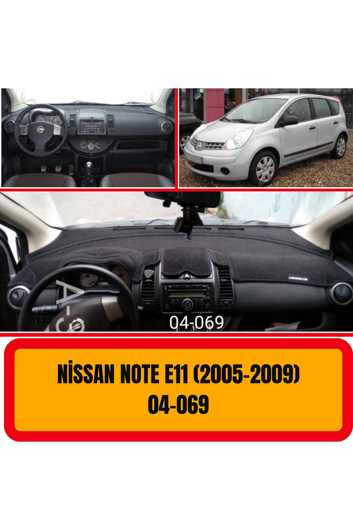 Nissan Note E11 2005-2009 3D Koruyucu Kılıf