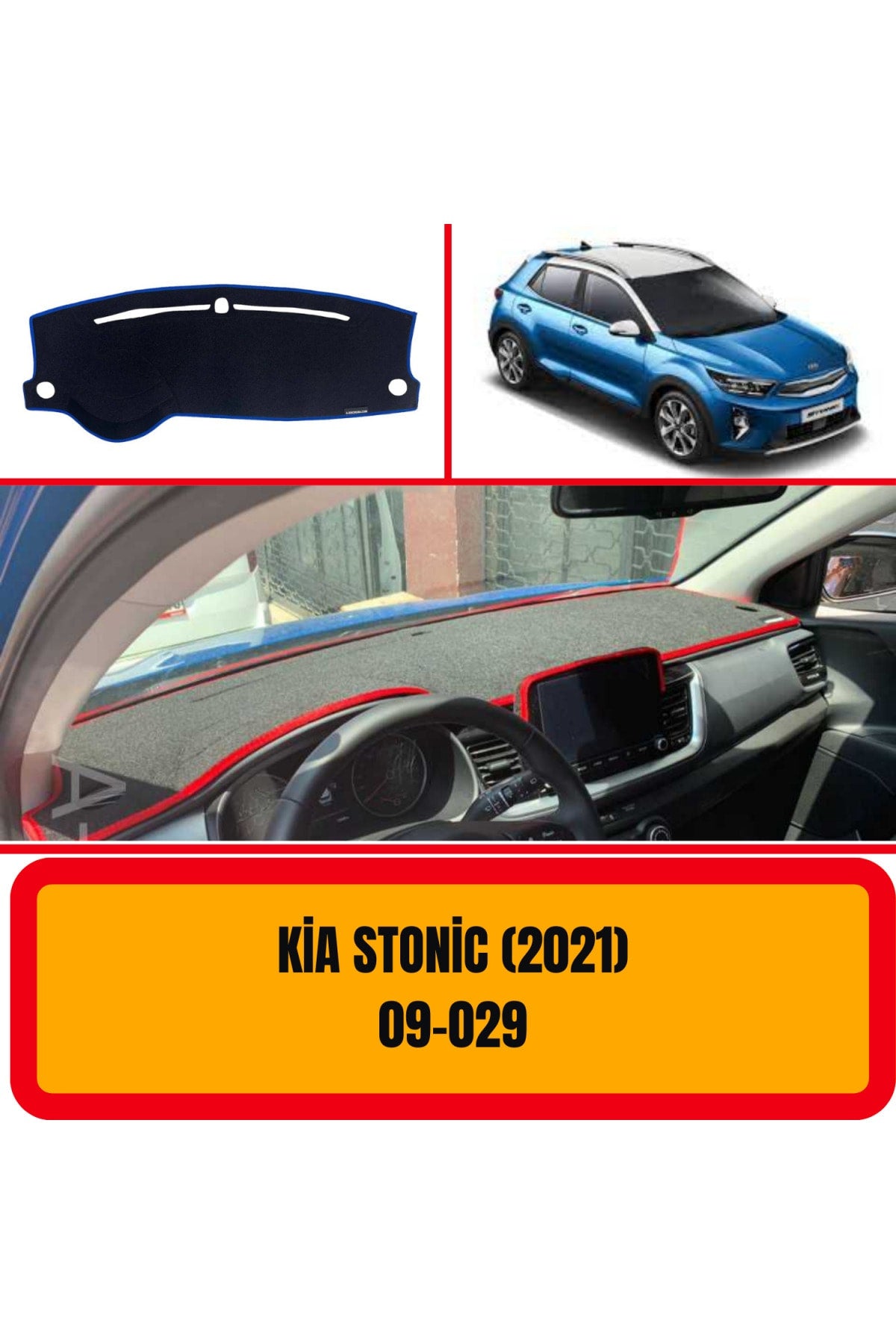 Kia Stonic 2021 3D Torpido Koruma