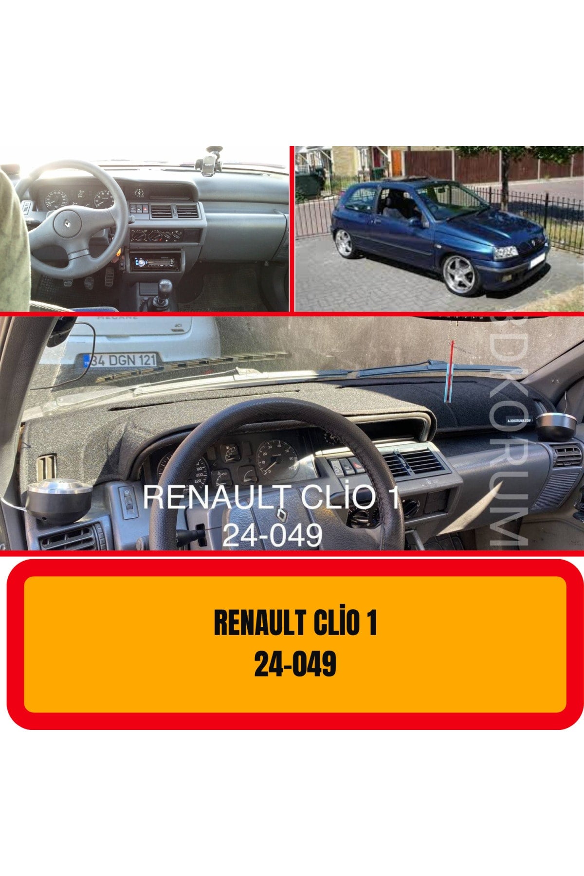 RENAULT CLİO 1 3D Koruyucu Kılıf