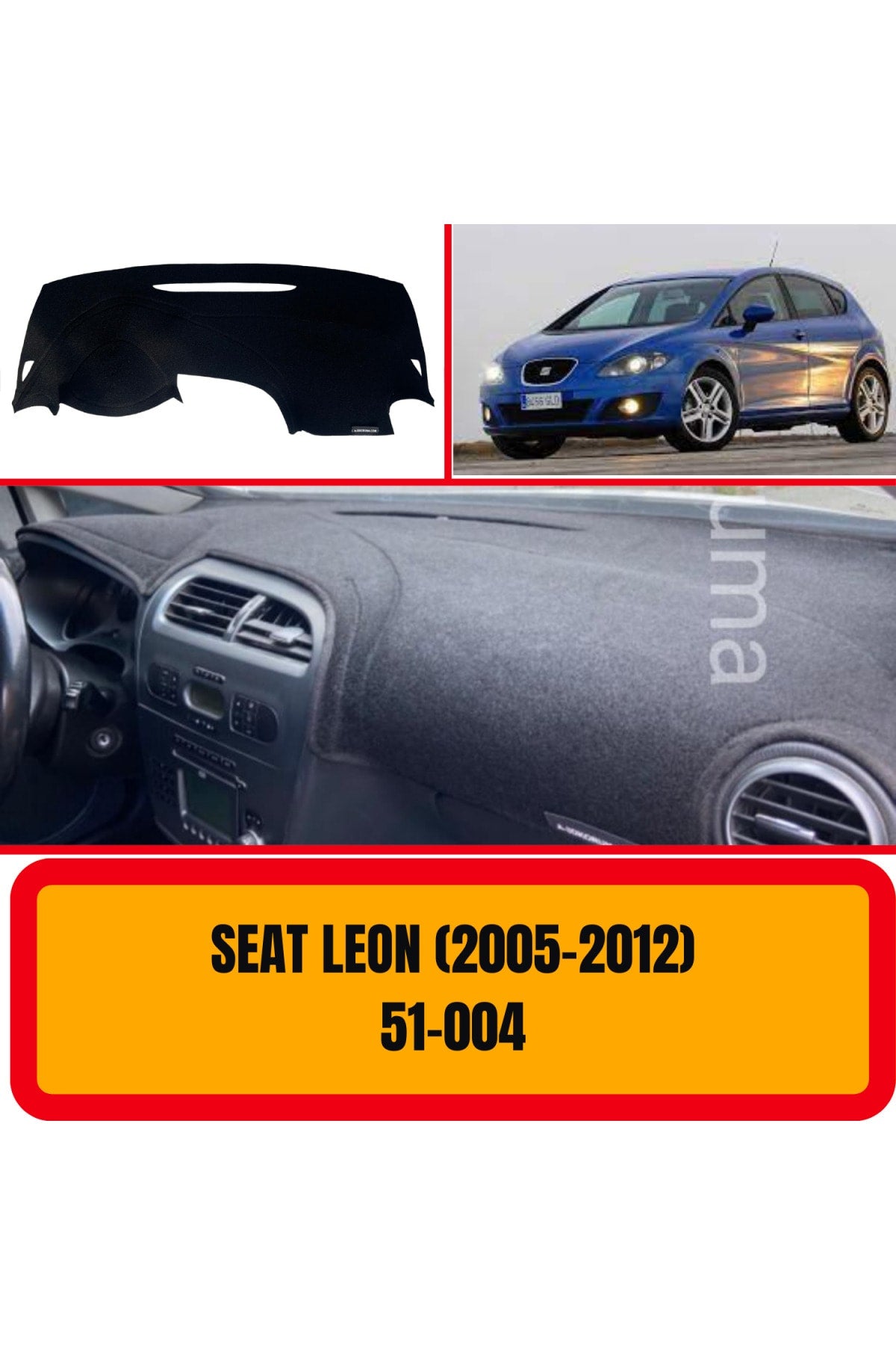 Seat Leon  2005-2012 3D Koruyucu Kılıf