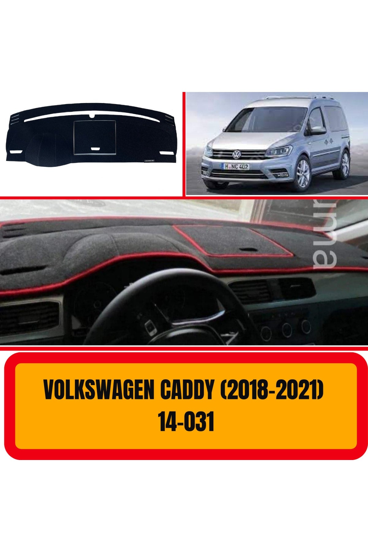 VOLKSWAGEN CADDY 2018-2021 3D Koruyucu Kılıf