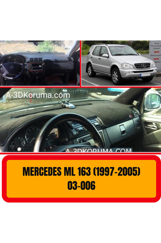 Mercedes -benz W163 1997-2005 3D Torpido Koruyucu Kılıf