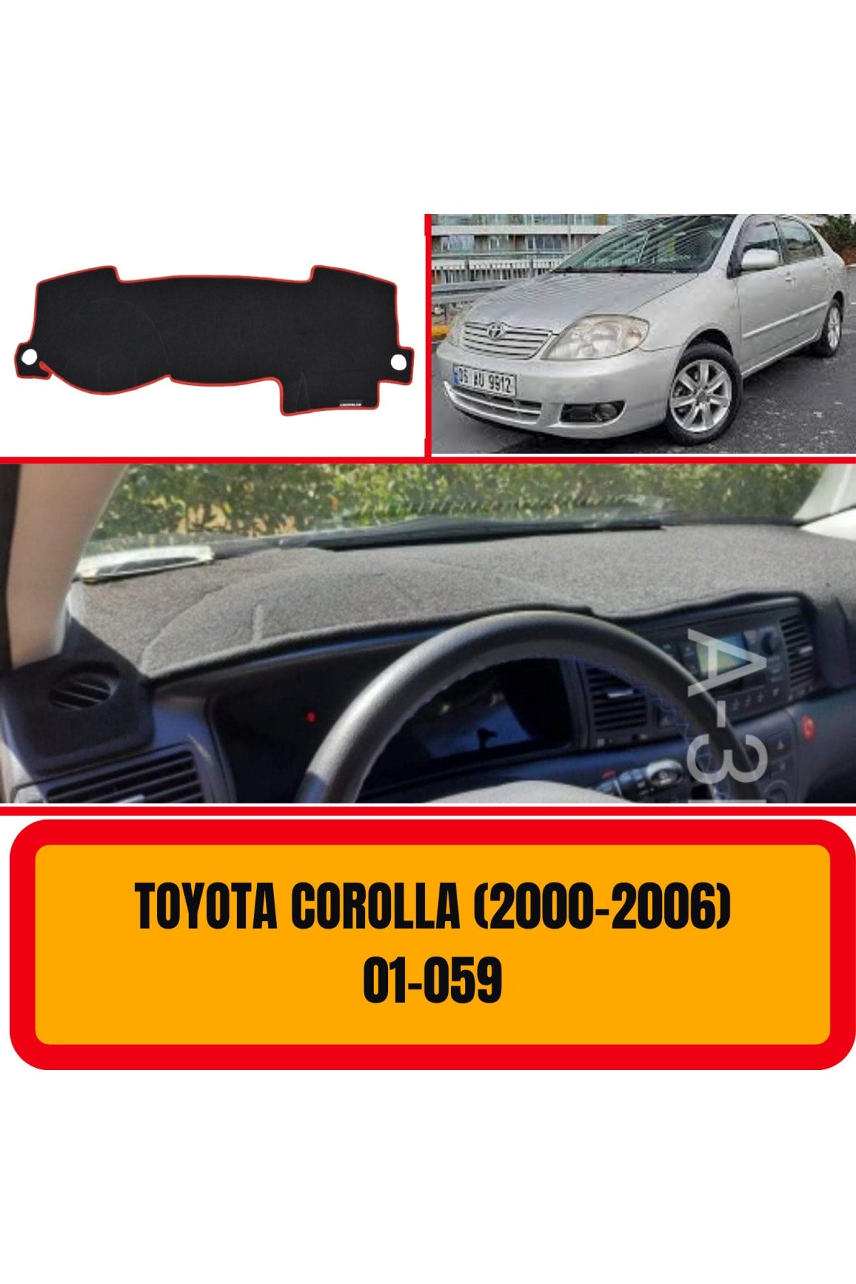 Toyota Corolla  2000-2006 3D Koruyucu Kılıf