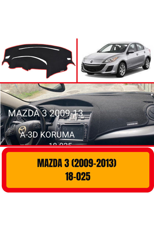 Mazda 3 2009-2013 Uyumlu 3D Torpido Koruyucu Kılıf