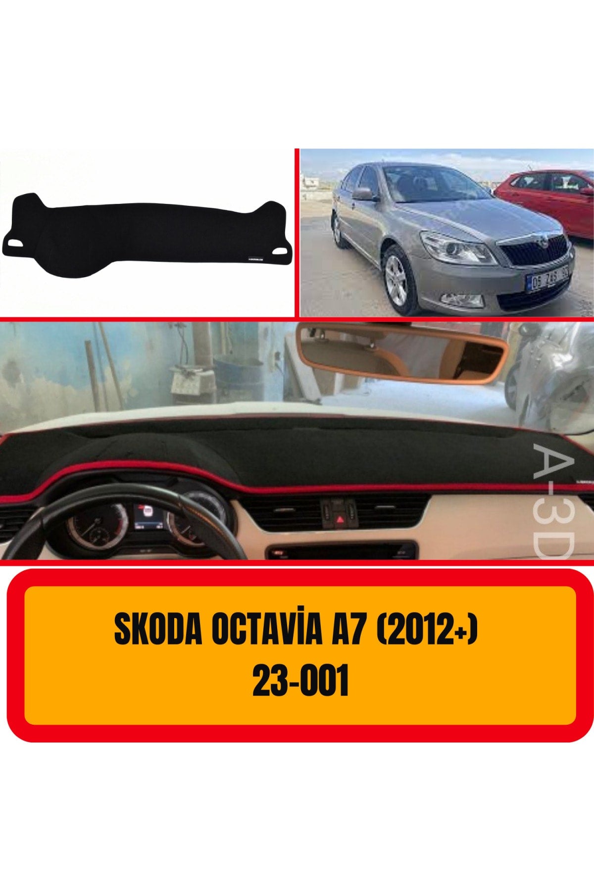 Skoda Octavia 2013-2019 3D Koruyucu Kılıf