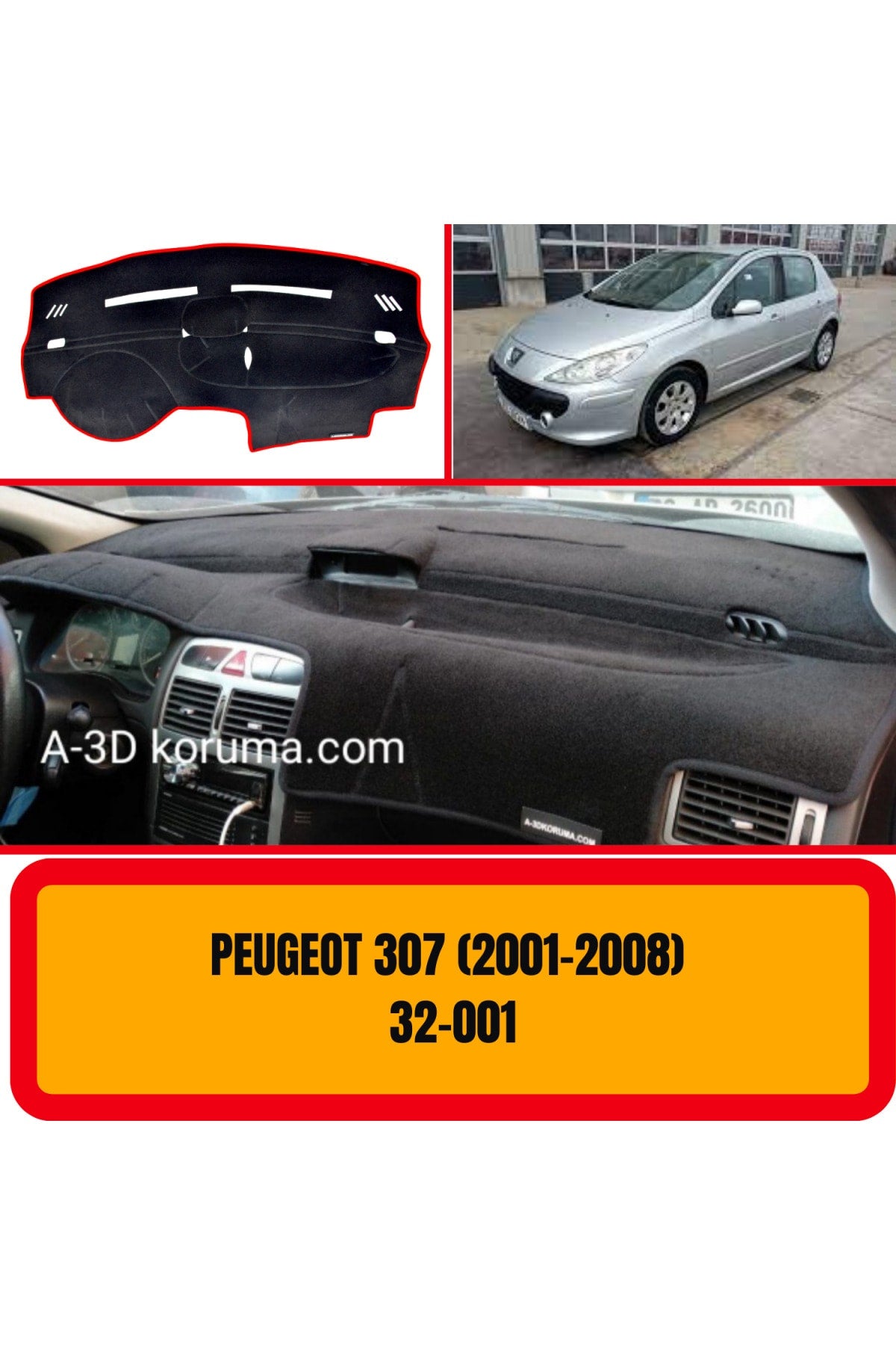 Peugeot 307 3D Koruyucu Kılıf