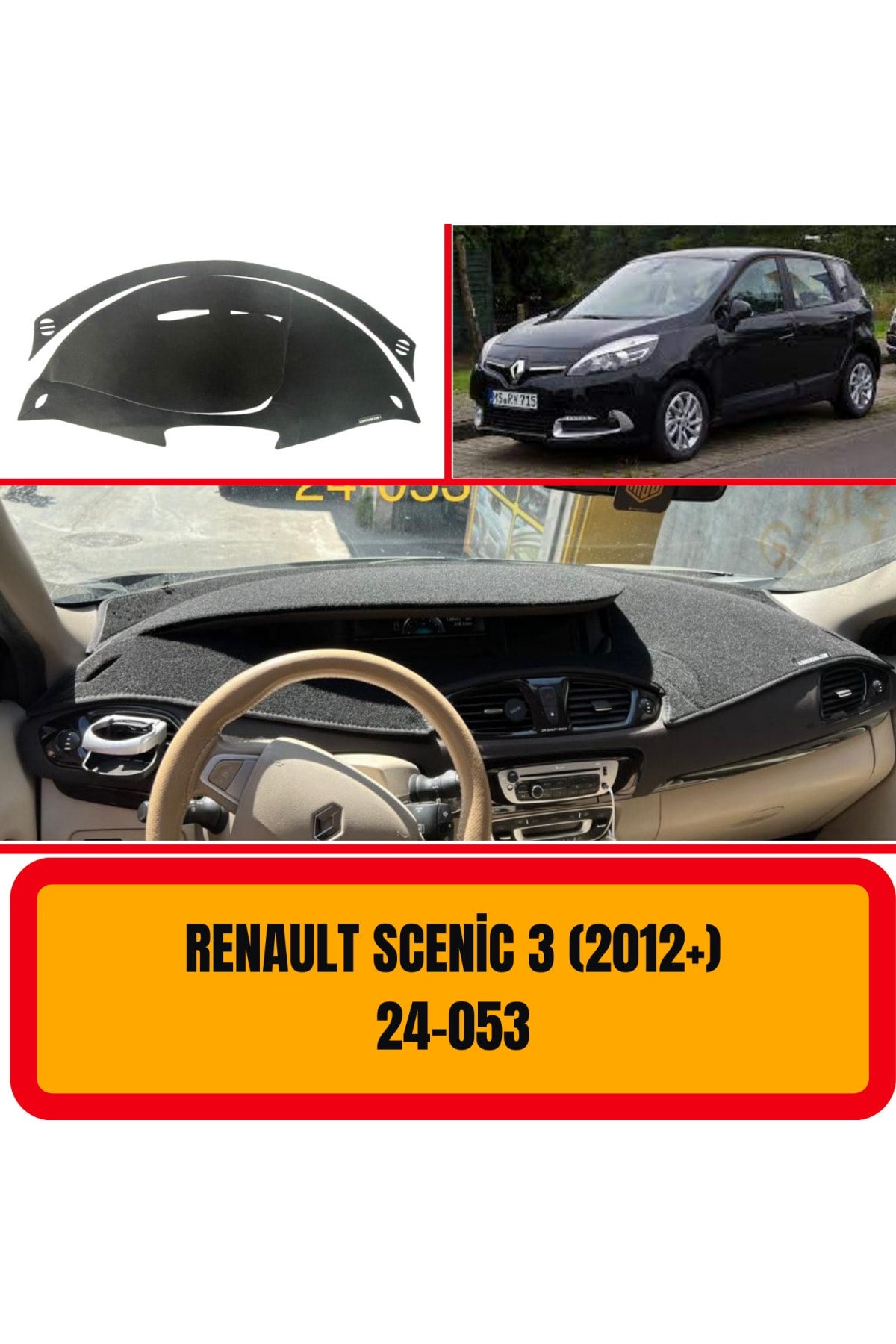 RENAULT SCENİC 3 3D Koruyucu Kılıf