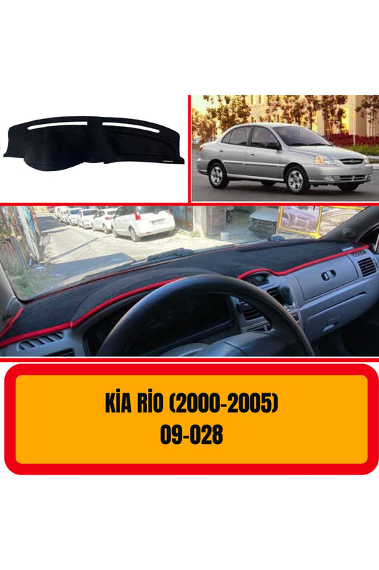 Kia Rio  2000-2005 3D Torpido Koruma