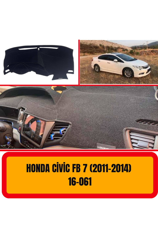 Honda Civic Fb7 2011-2014 3D Torpido Koruyucu Kılıf