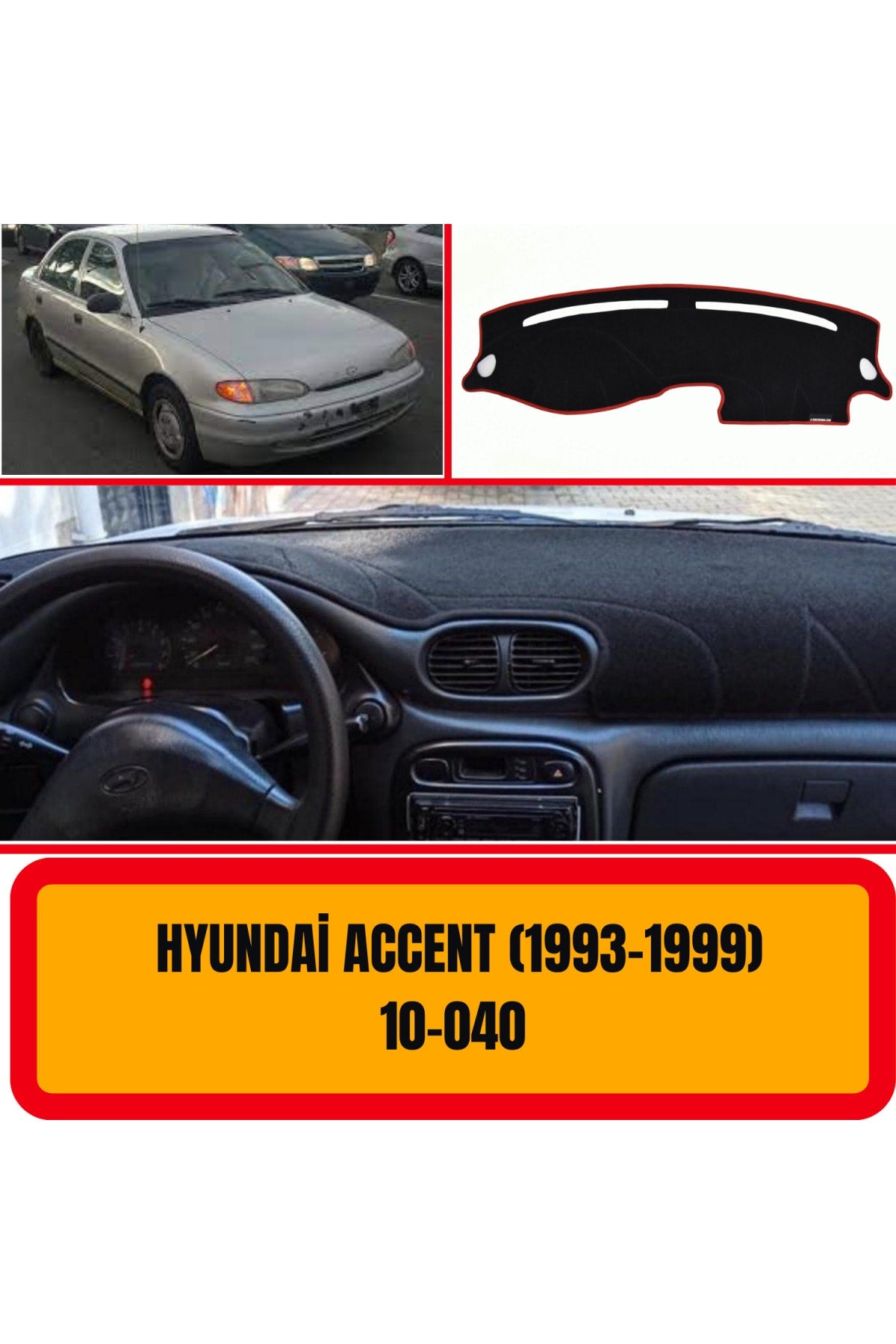 HYUNDAİ ACCENT 1993-1999 Torpido Koruyucu Kılıf