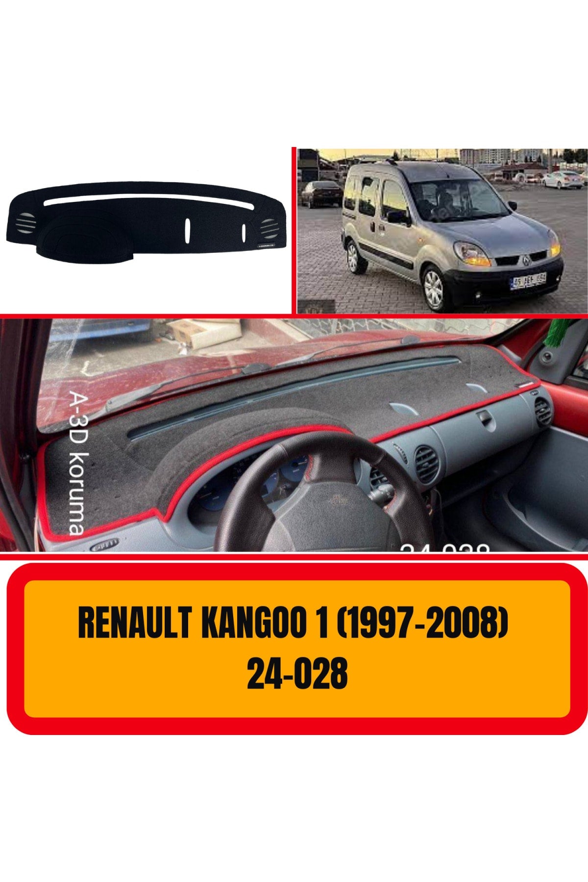 RENAULT KANGOO 1 1997-2008 3D Koruyucu Kılıf