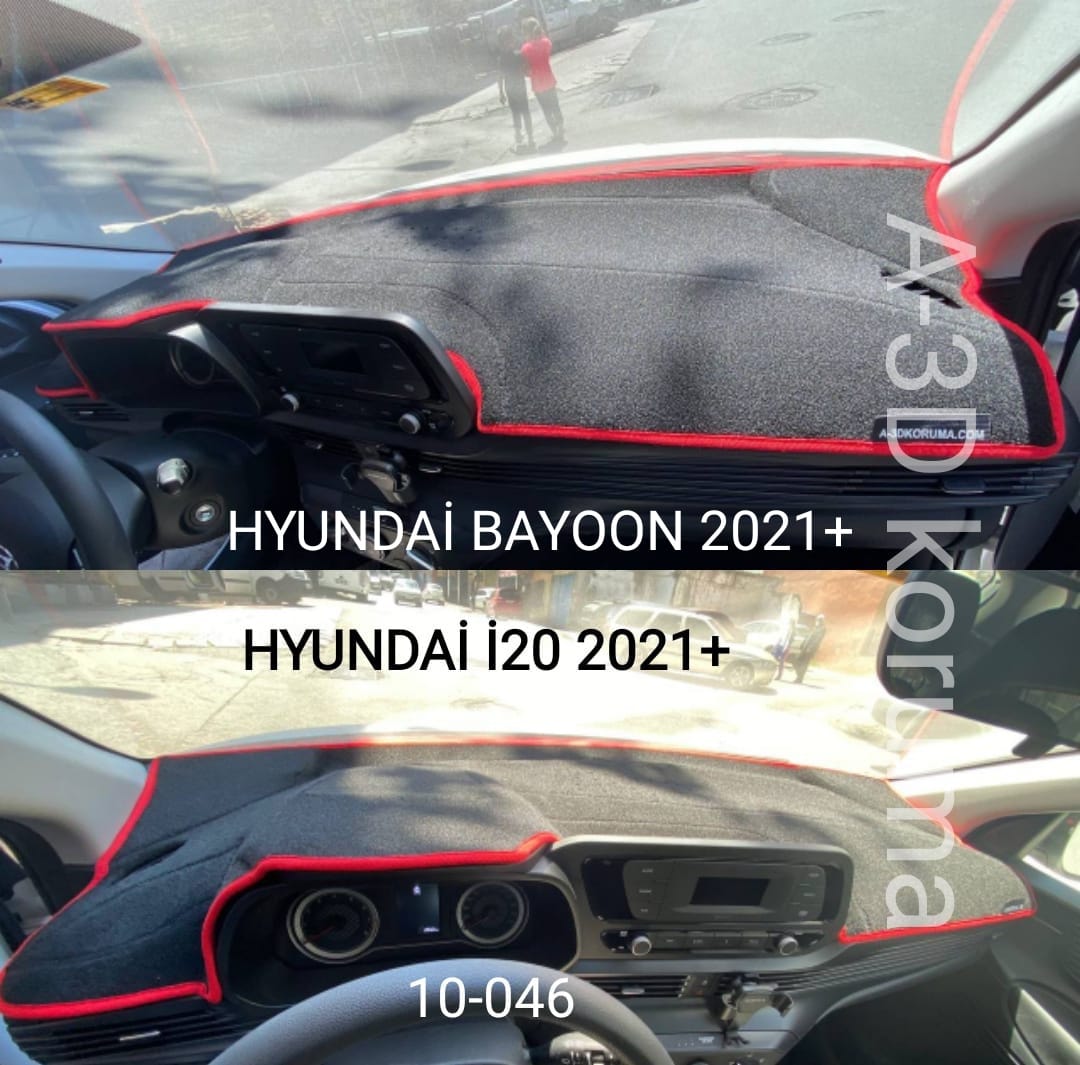 Hyundai Bayoon  2021+ 3D Torpido Koruma