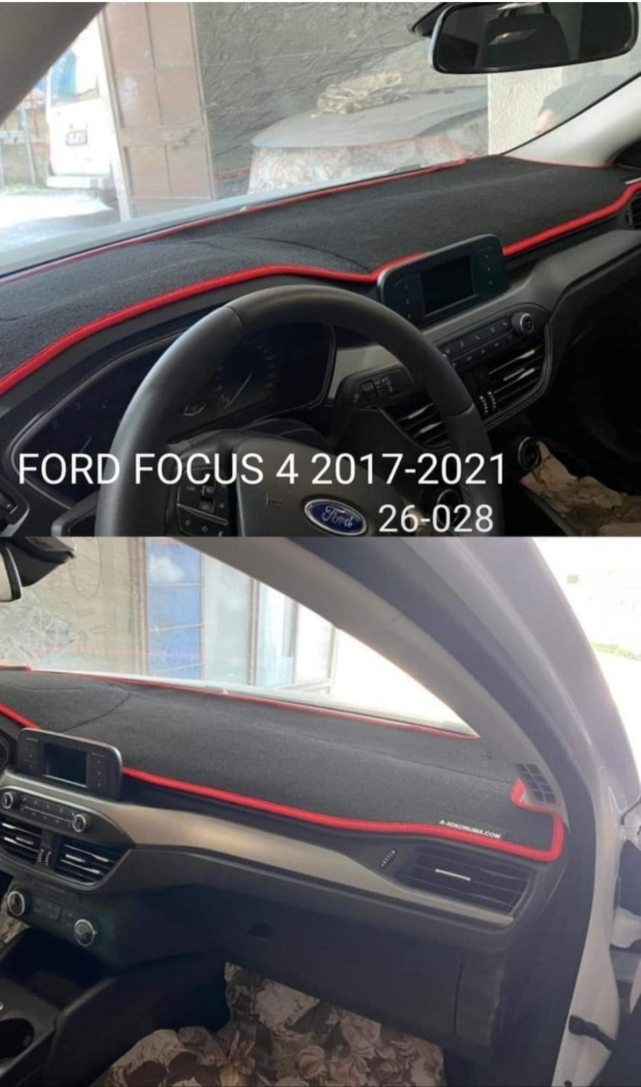 Ford Focus 4 2017-2021 3D Torpido Koruyucu